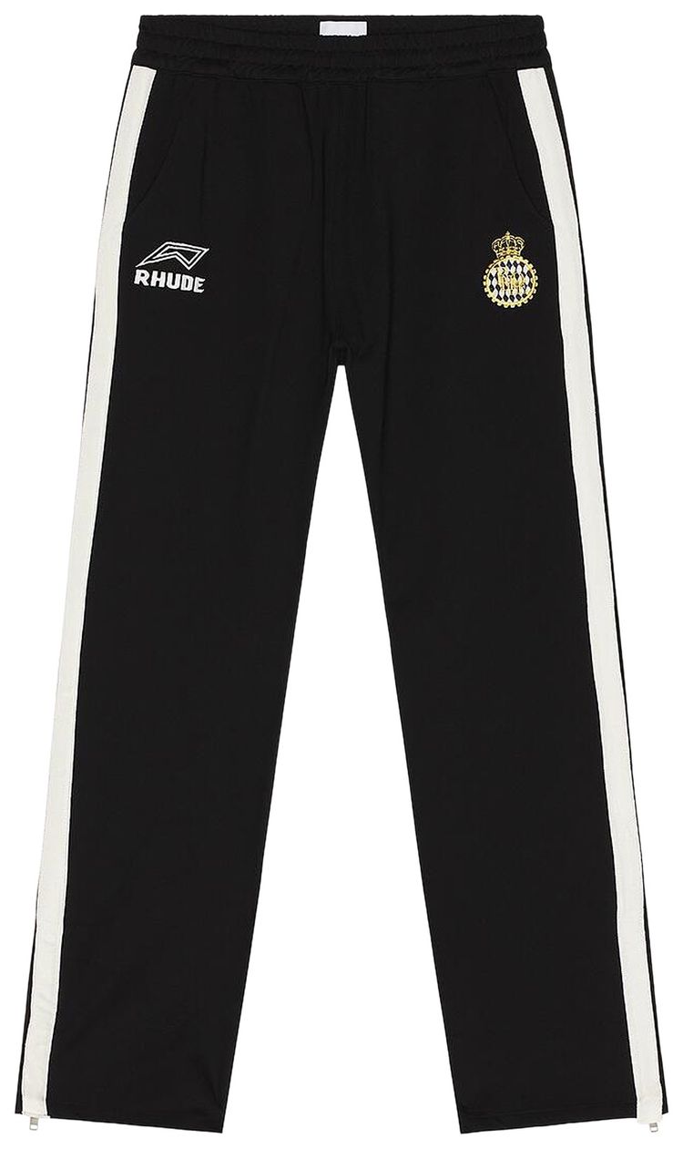 Rhude Lago Hamptons Track Pant BlackWhiteRed