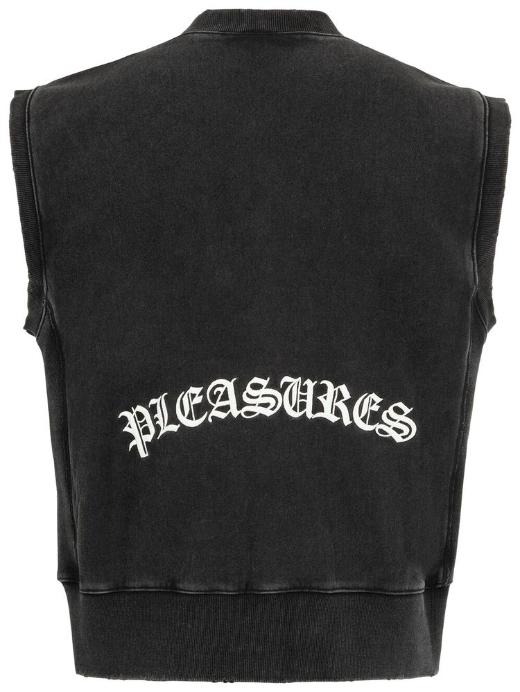 Pleasures Neural Zip Vest Black