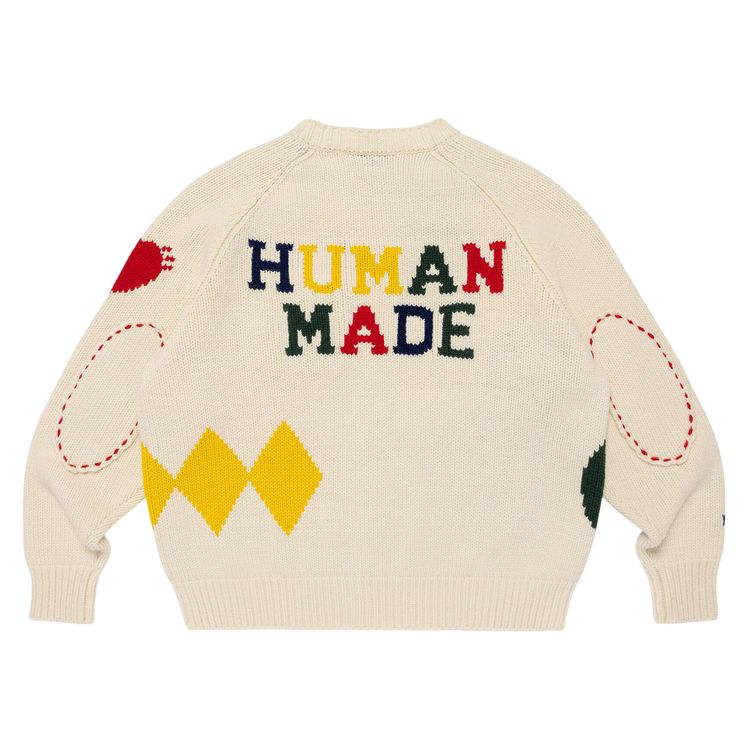 Human Made Lowgauge Knit Sweater White