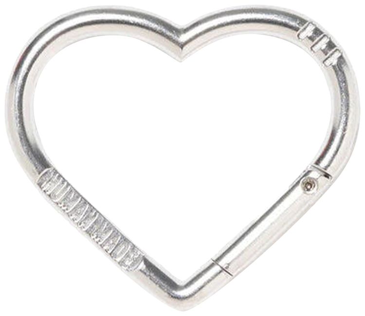 Human Made Heart Carabiner Silver