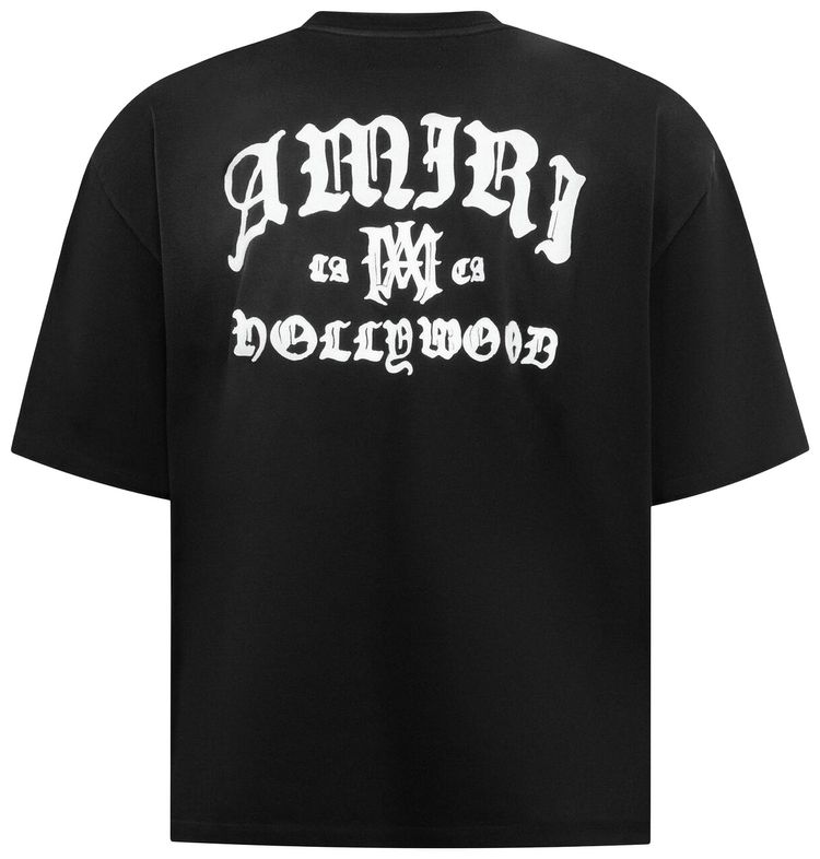 Amiri Hollywood Tee Black