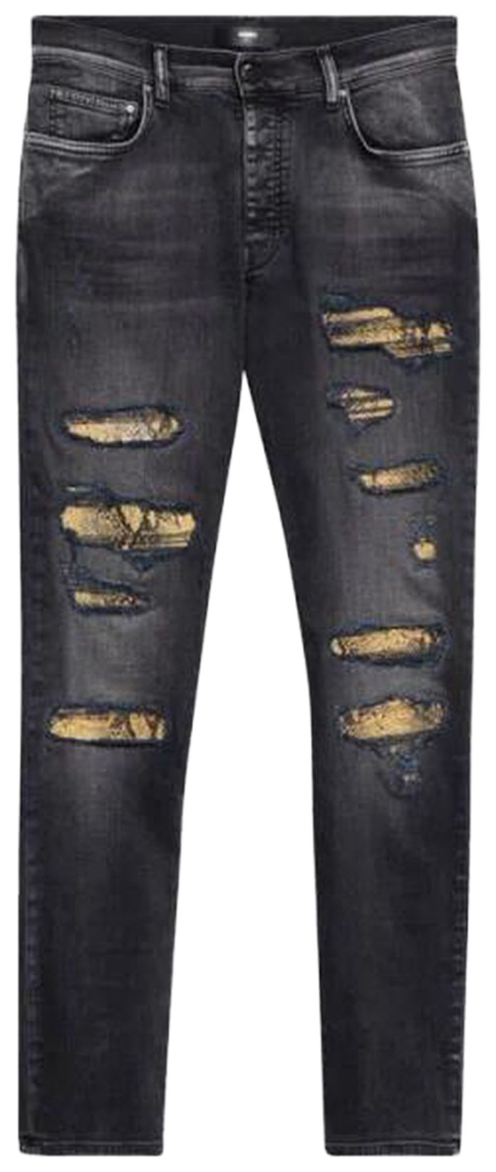 Amiri Snake Thrasher Skinny Storm Black