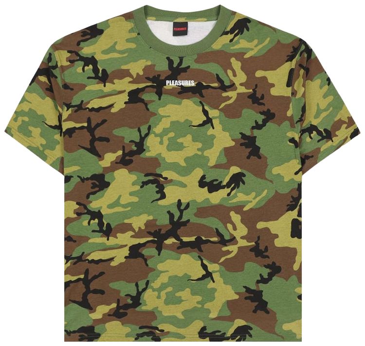 Pleasures Wordmark T Shirt Woodland