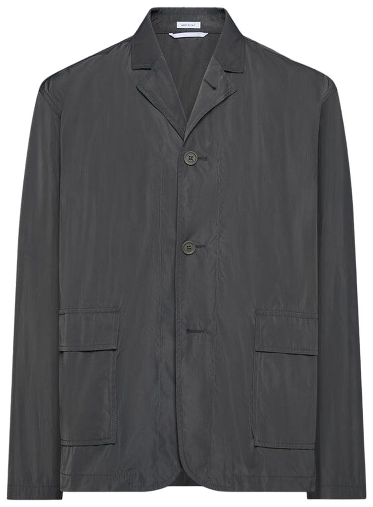 Thom Browne Light Memory Tech Packable Sportcoat Dark Grey