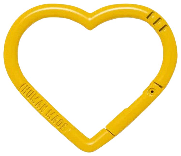 Human Made Heart Carabiner Yellow