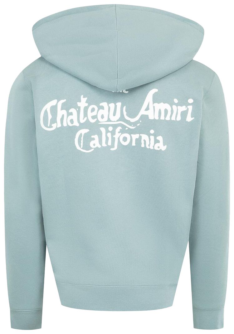 Amiri MA Chateau Zip Hoodie Steel