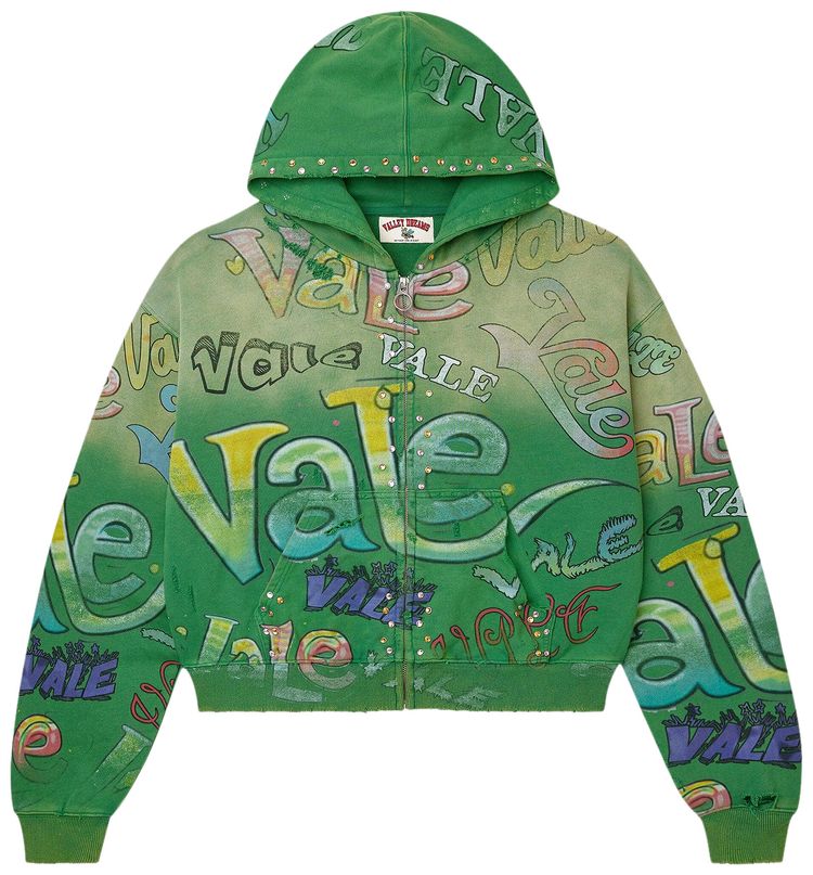 Vale Forever Spearmint Zip Up Green
