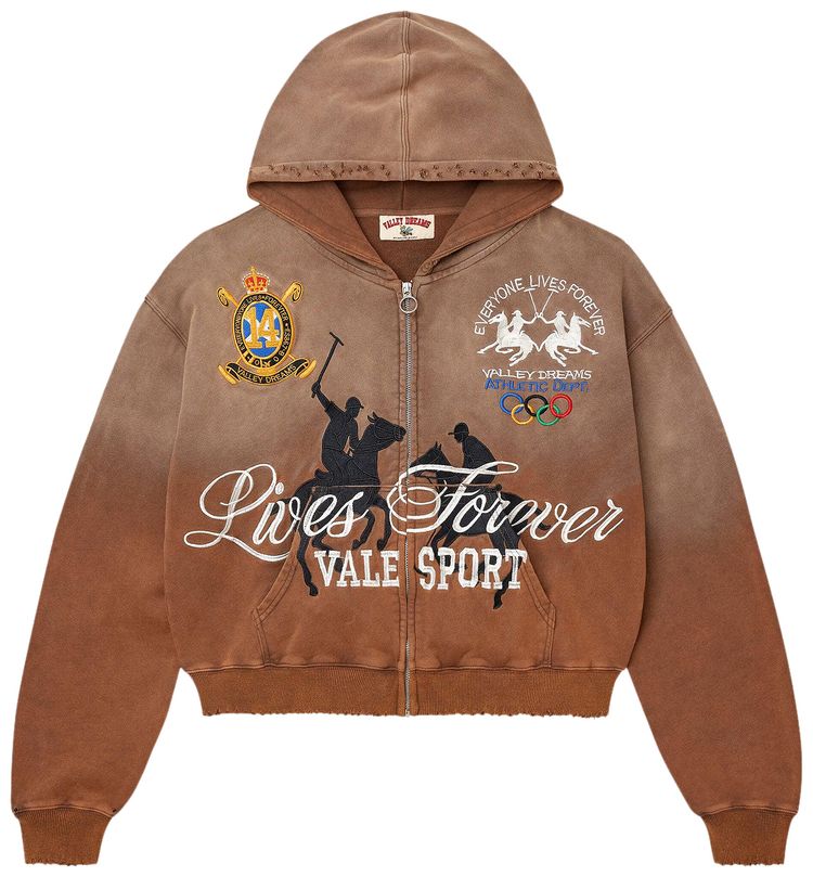 Vale Forever Vanderbilt Zip Up Brown