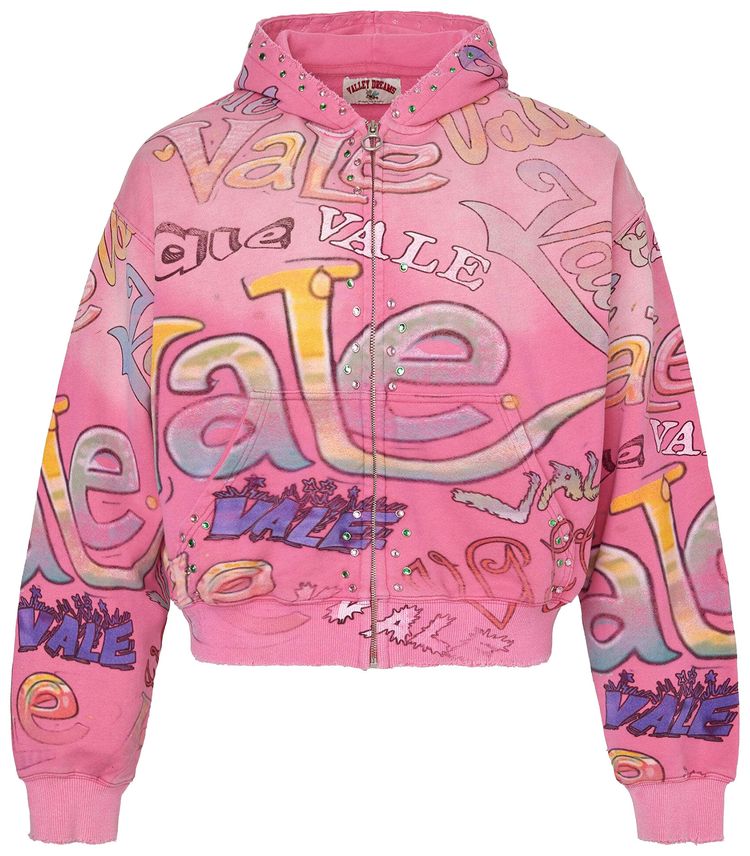 Vale Forever Bubblegum Zip Up Pink