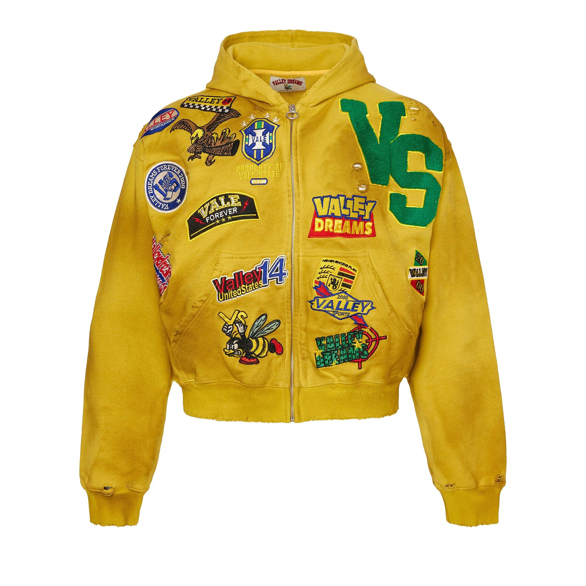 Buy Vale Forever Doodle Zip Up 'Yellow' - 11451 1SS2604VFDZUY YELL