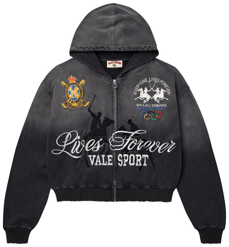 Vale Forever Rock Zip Up Black
