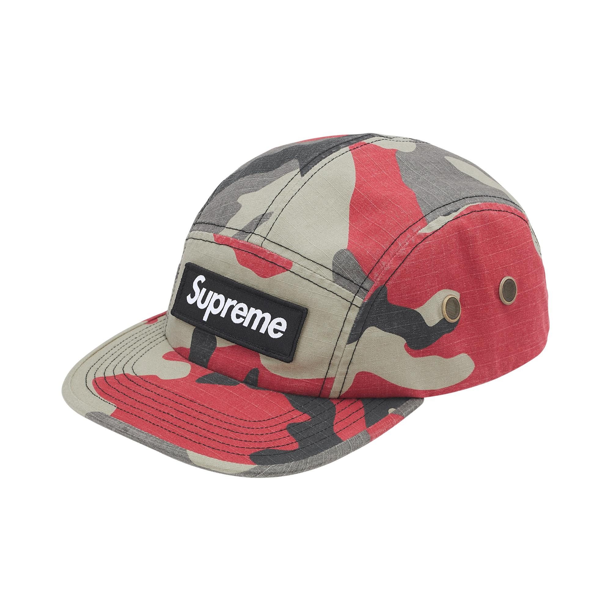 Buy Supreme Military Camp Cap 'Red Camo' - SS26H45 RED CAMO | GOAT