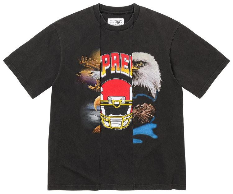 Supreme x MM6 Maison Margiela Split Short Sleeve Top Black