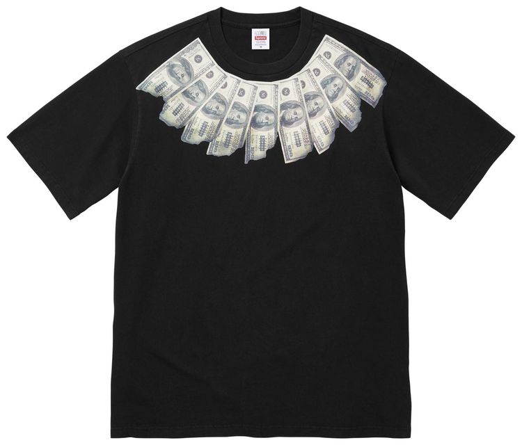 Supreme x MM6 Maison Margiela Money Short Sleeve Top Black