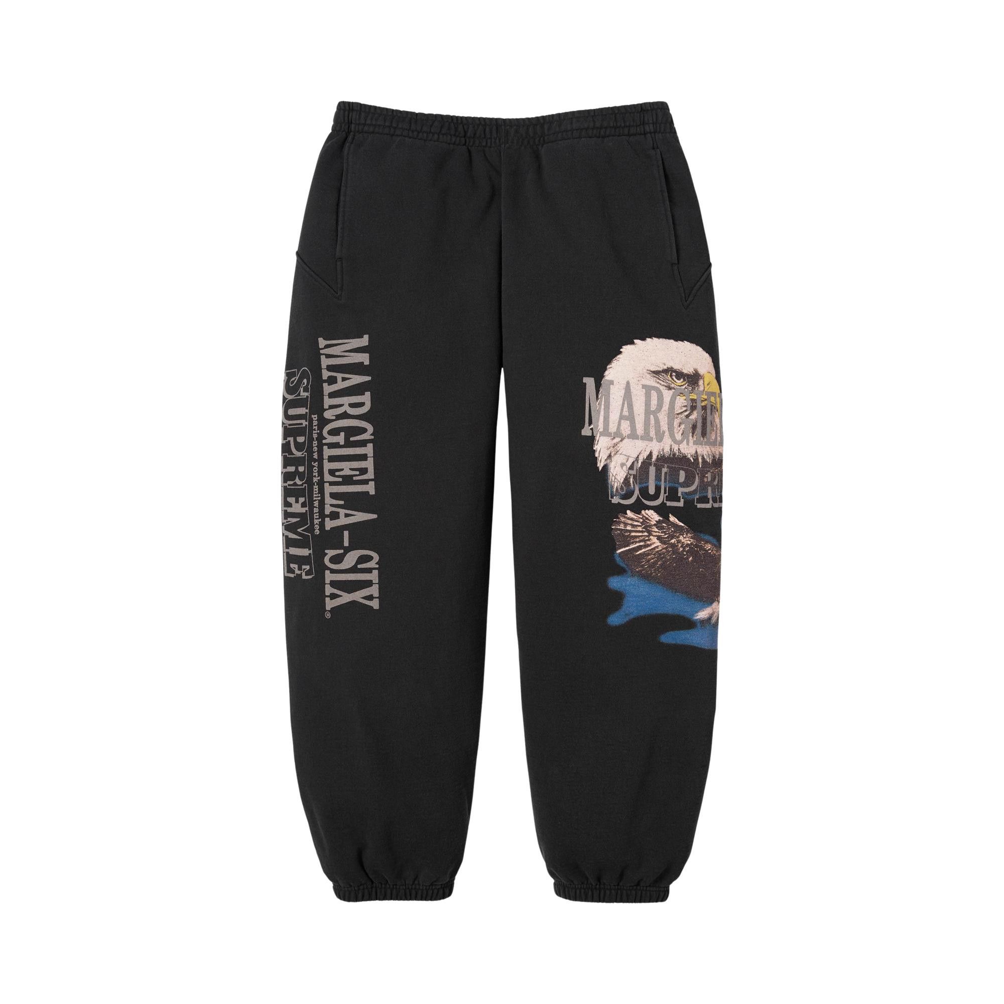 Buy Supreme x MM6 Maison Margiela Eagle Sweatpant 'Black Buy Supreme x MM6 Maison Margiela Eagle Sweatpant 'Black