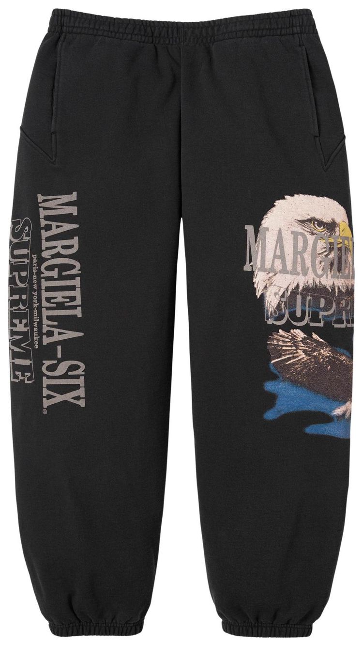 Supreme x MM6 Maison Margiela Eagle Sweatpant Black