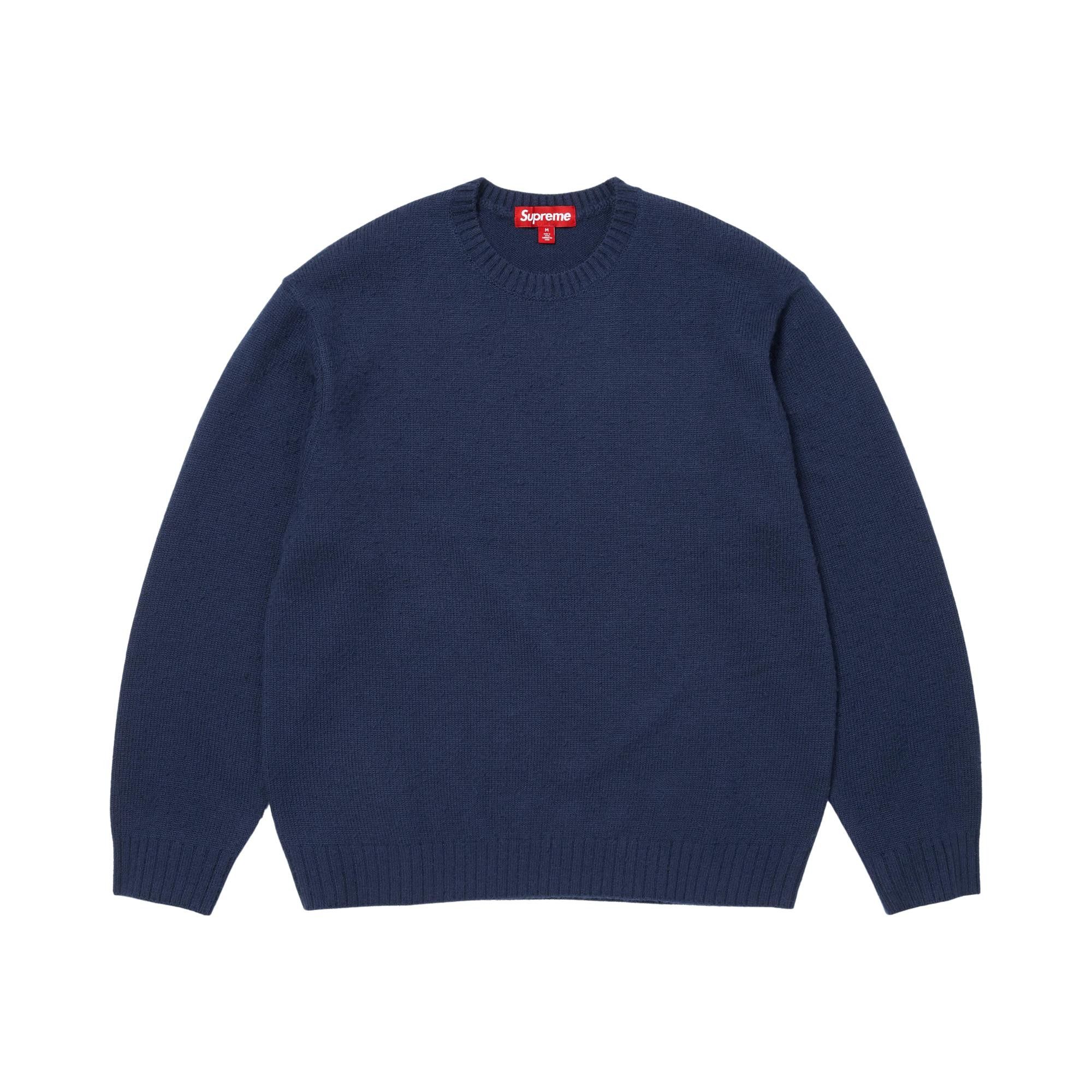 Buy Supreme Pilled Sweater 'Navy' - SS26SK39 NAVY | GOAT