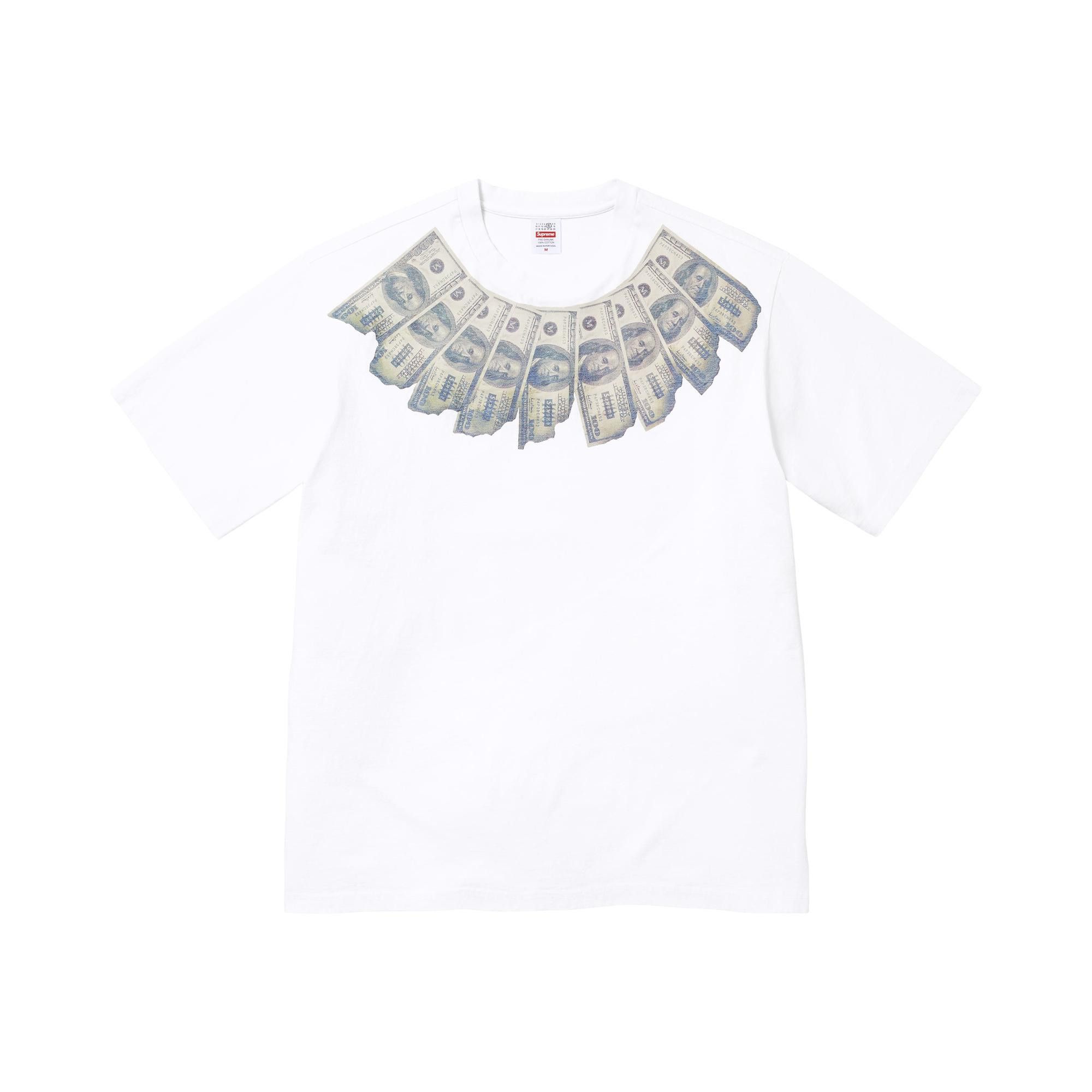 トップス Supreme MM6 Maison Margiela Money Tee L Buy Supreme x MM6 Maison Margiela Money Short-Sleeve Top 'White