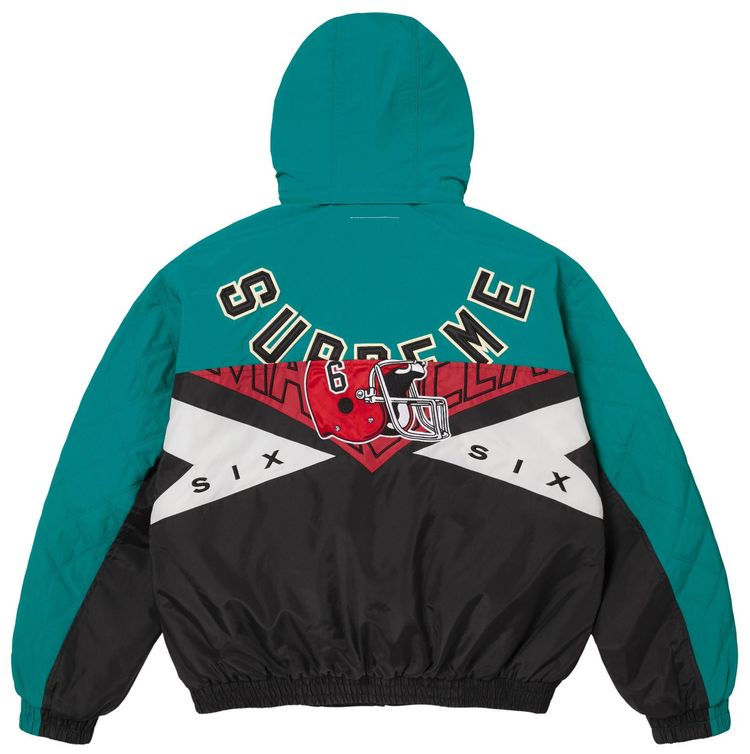 Supreme x MM6 Maison Margiela Split Stadium Jacket Black