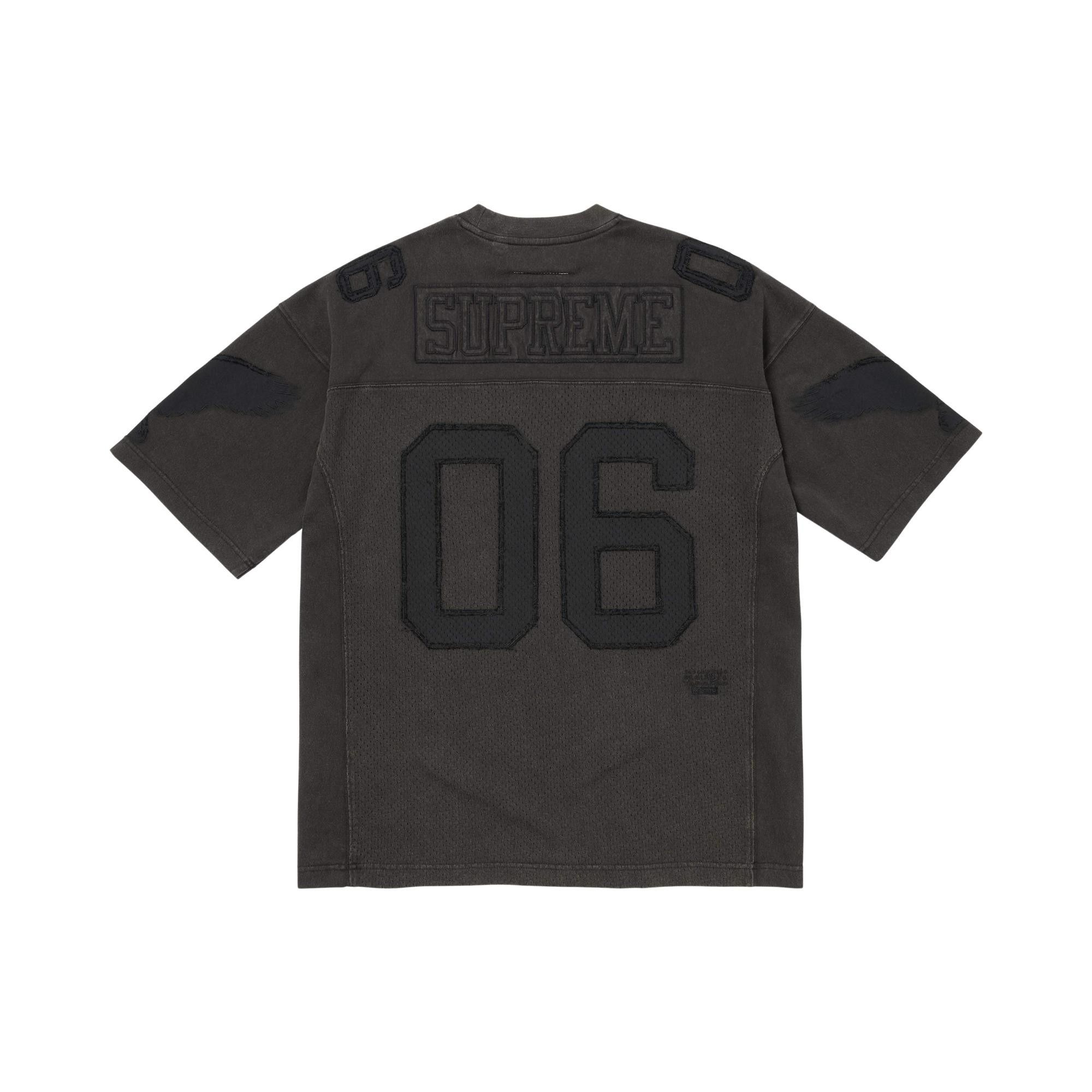 Supreme × MM6 Maison Margiela ブラックXL Supreme MM6 Maison Margiela Foil Box Logo Hooded Sweatshirt Black