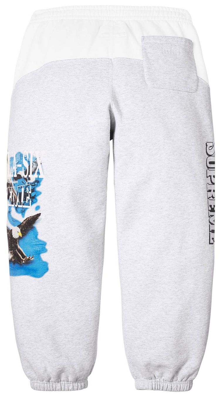 Supreme x MM6 Maison Margiela Eagle Sweatpant Ash Grey