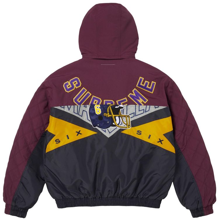 Supreme x MM6 Maison Margiela Split Stadium Jacket Navy