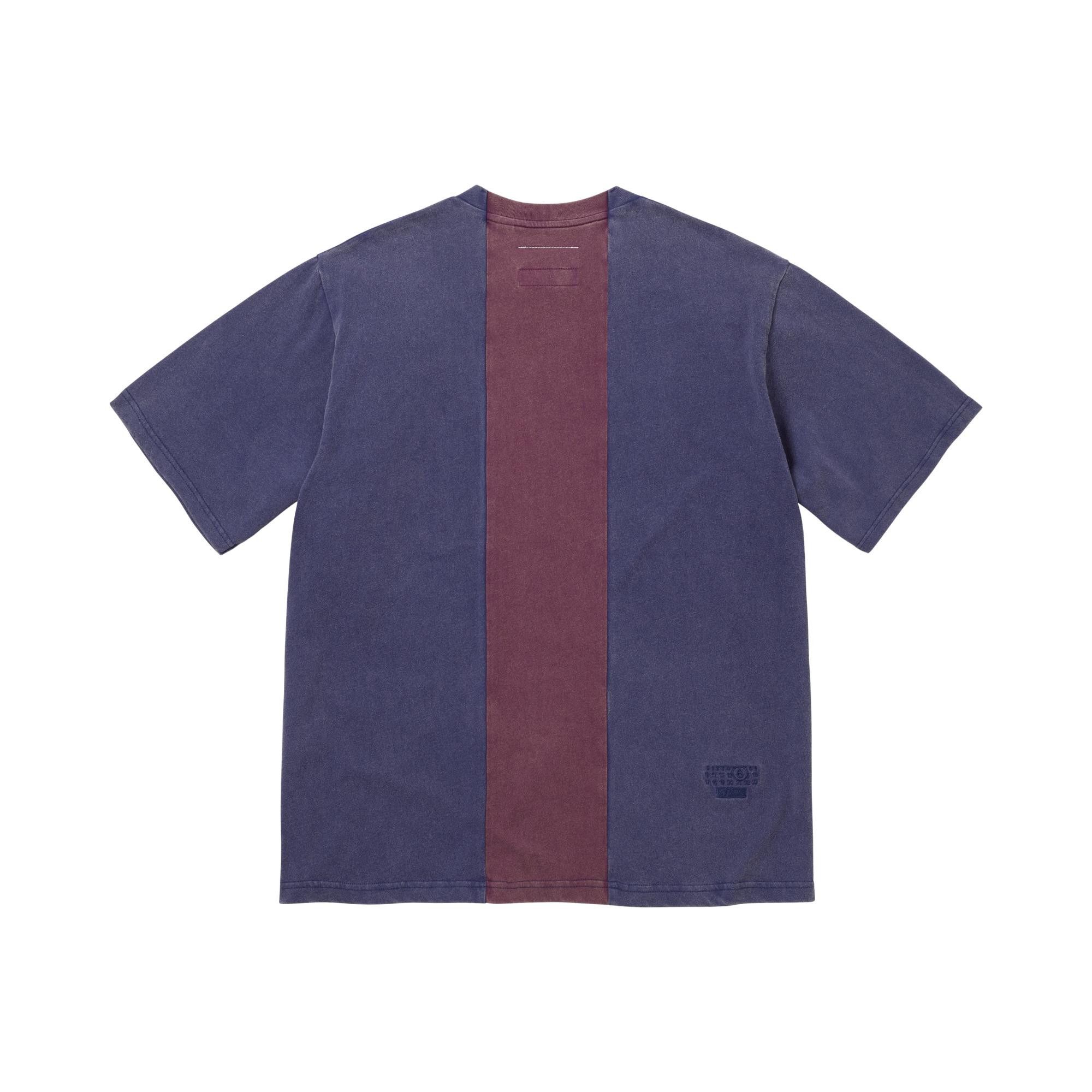 Buy Supreme x MM6 Maison Margiela Split Short-Sleeve Top 'Navy Buy Supreme x MM6 Maison Margiela Split Short-Sleeve Top 'Navy