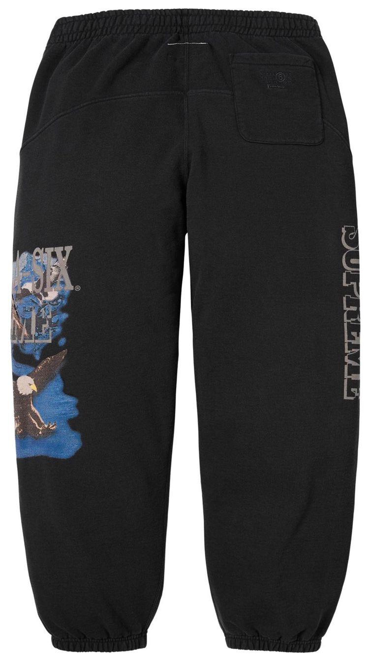 Supreme x MM6 Maison Margiela Eagle Sweatpant Black