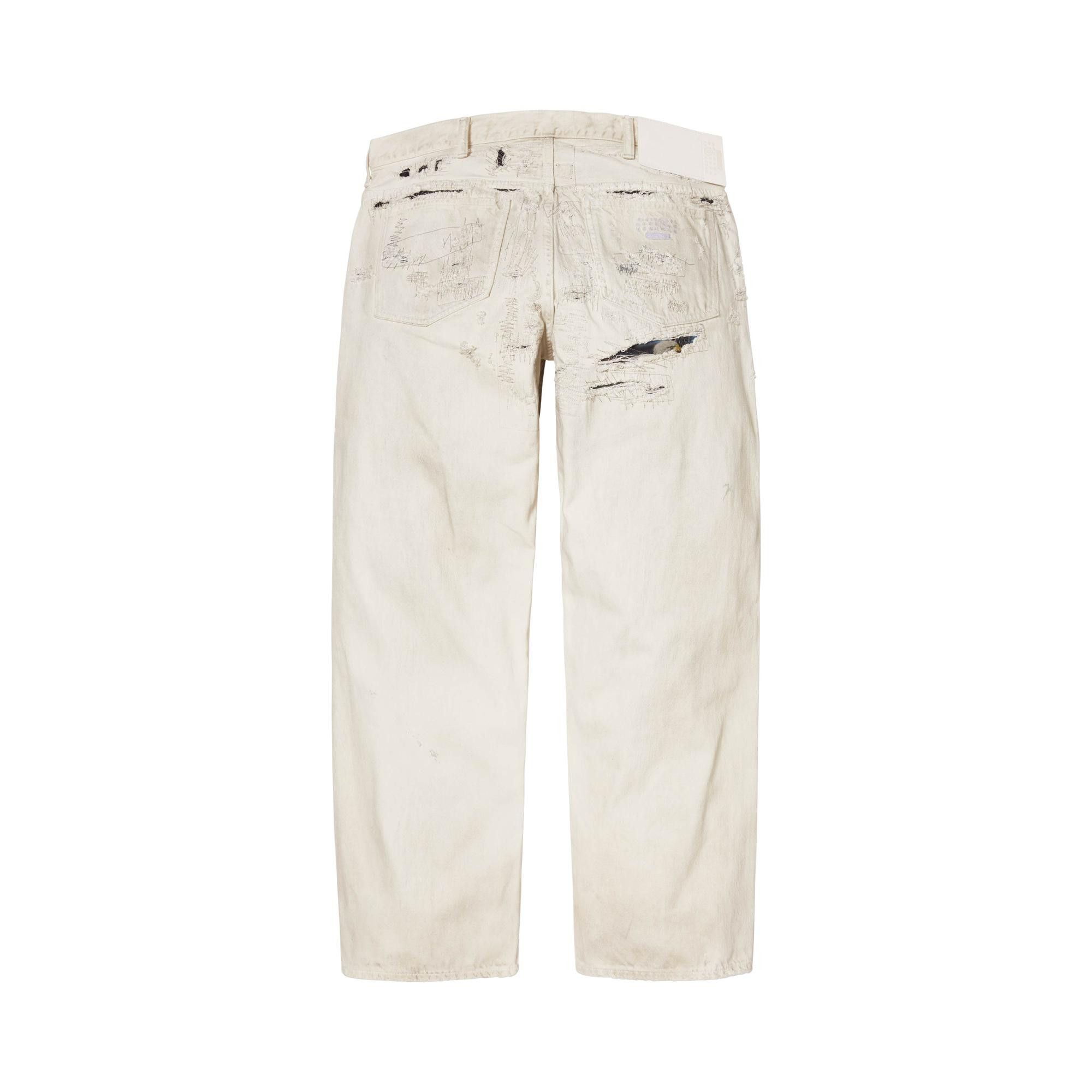 パンツ Supreme MM6 Maison Margiela Distressed Buy Supreme x MM6 Maison Margiela Distressed Loose Fit Selvedge