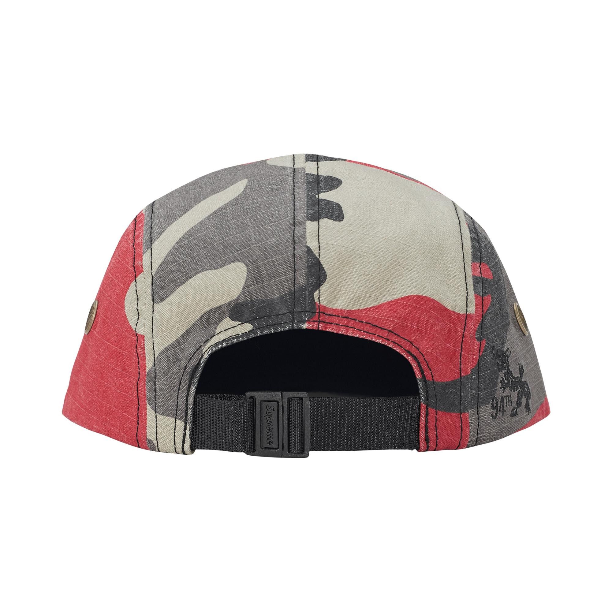 Buy Supreme Military Camp Cap 'Red Camo' - SS26H45 RED CAMO | GOAT