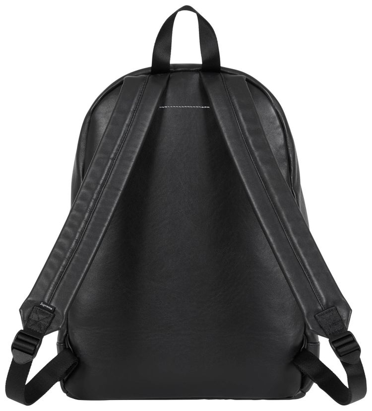 Supreme x MM6 Maison Margiela Eagle Leather Backpack Black