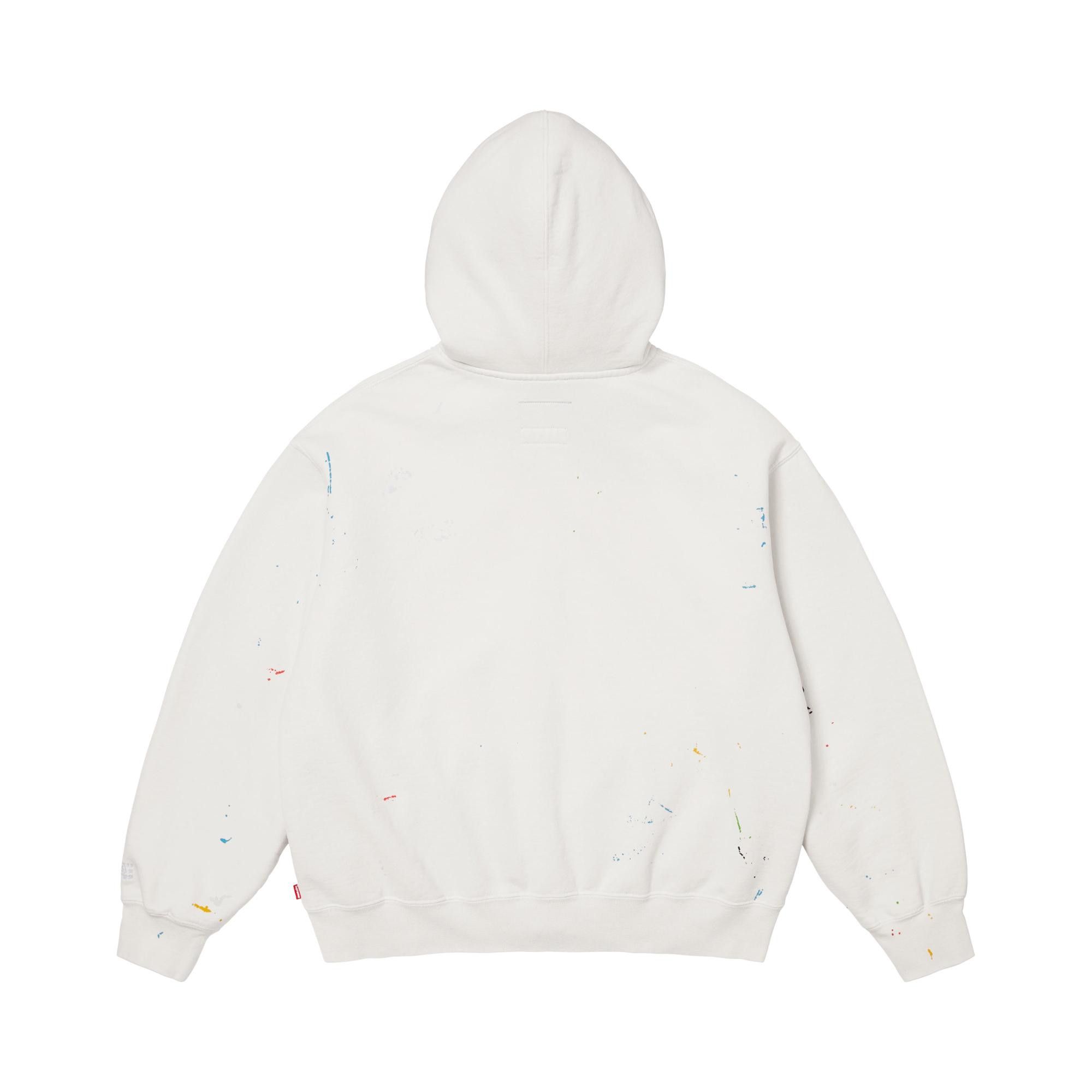 トップス Supreme MM6 Box Logo Zipup Lsize Supreme MM6 Maison Margiela Box Logo Zip Up Hooded Sweatshirt