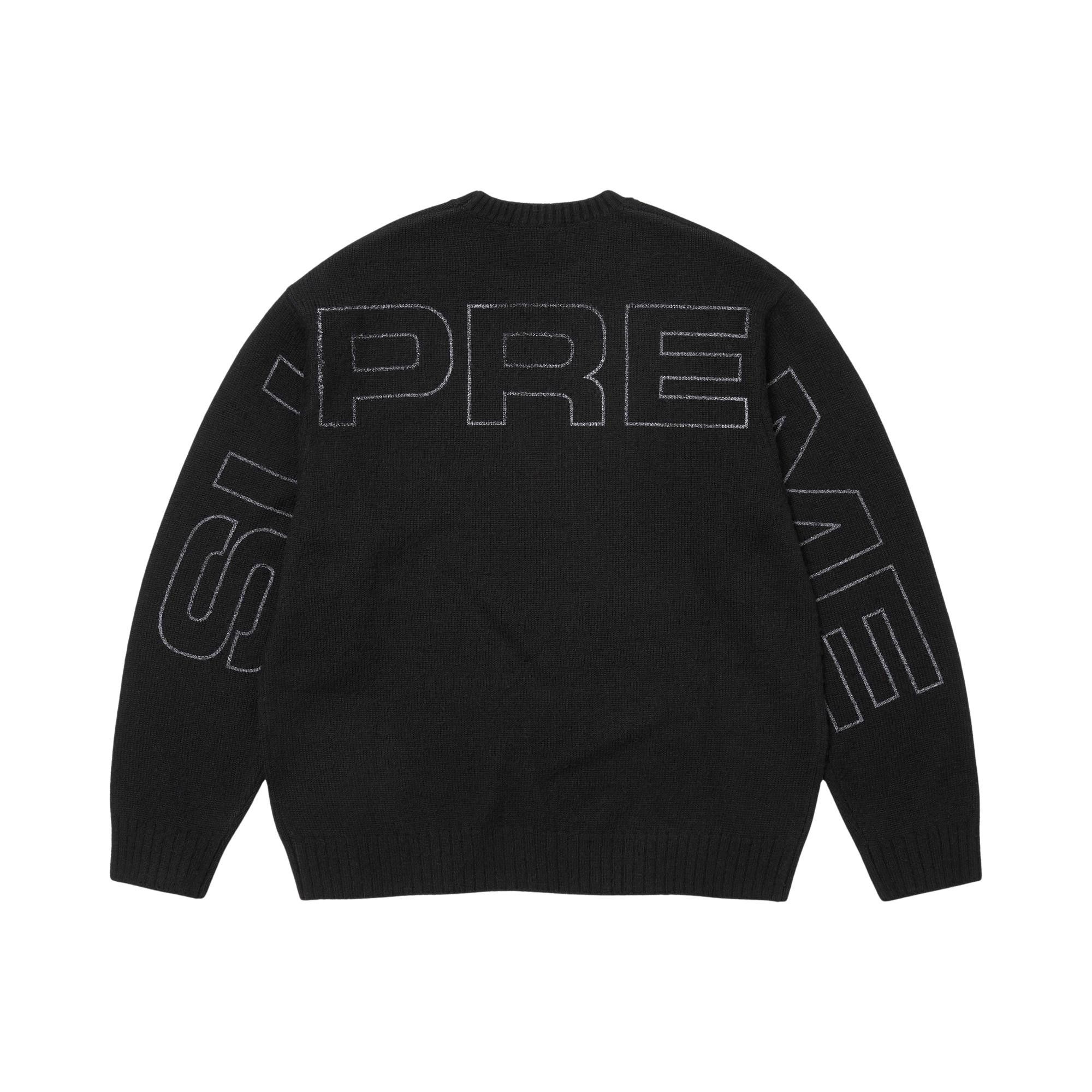 Buy Supreme Pilled Sweater 'Black' - SS26SK39 BLACK | GOAT
