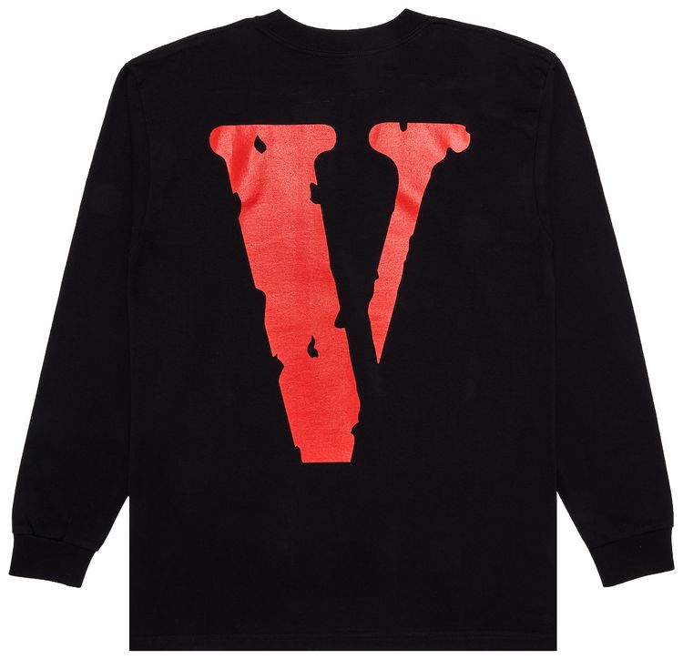 Vlone Staple Long Sleeve Shirt BlackRed