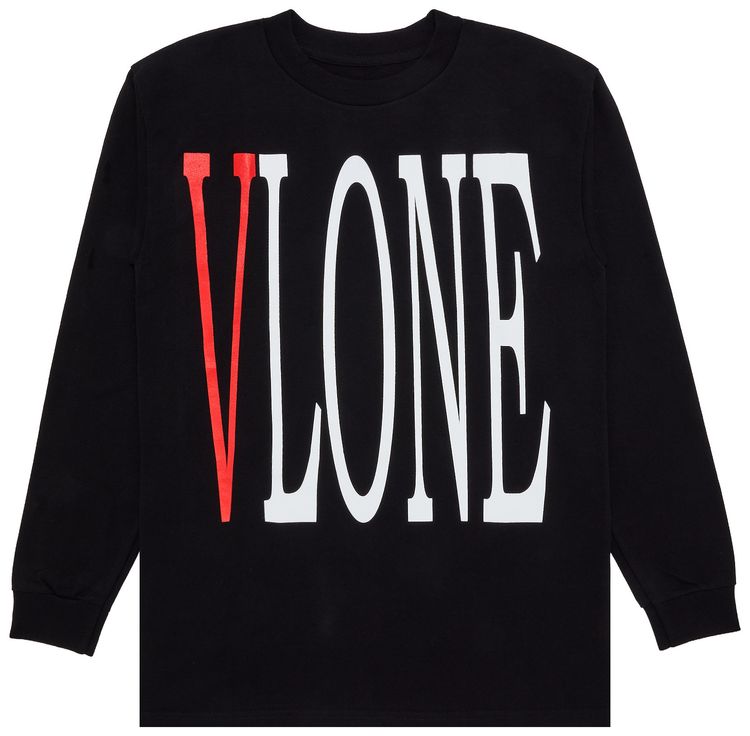 Vlone Staple Long Sleeve Shirt BlackRed