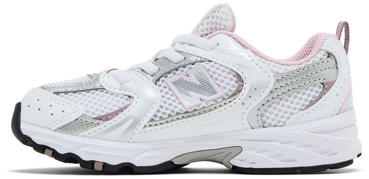 New Balance 530 Bungee Toddler White Mid Century Pink