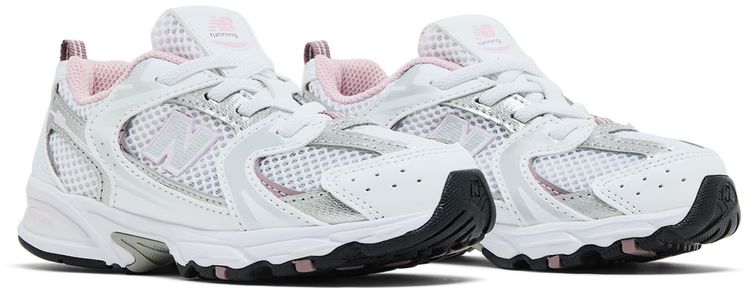 New Balance 530 Bungee Toddler White Mid Century Pink