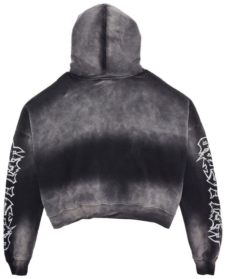 Hellstar Stars Shine Graffiti Hoodie Black
