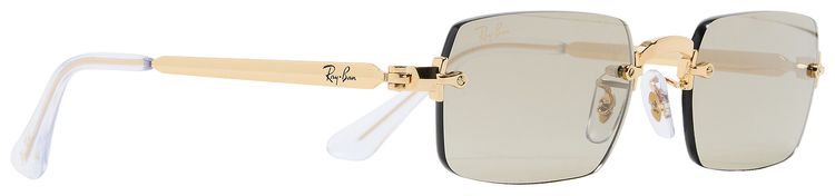 Ray Ban x AAP Rocky Wired Metals Gradient Brown