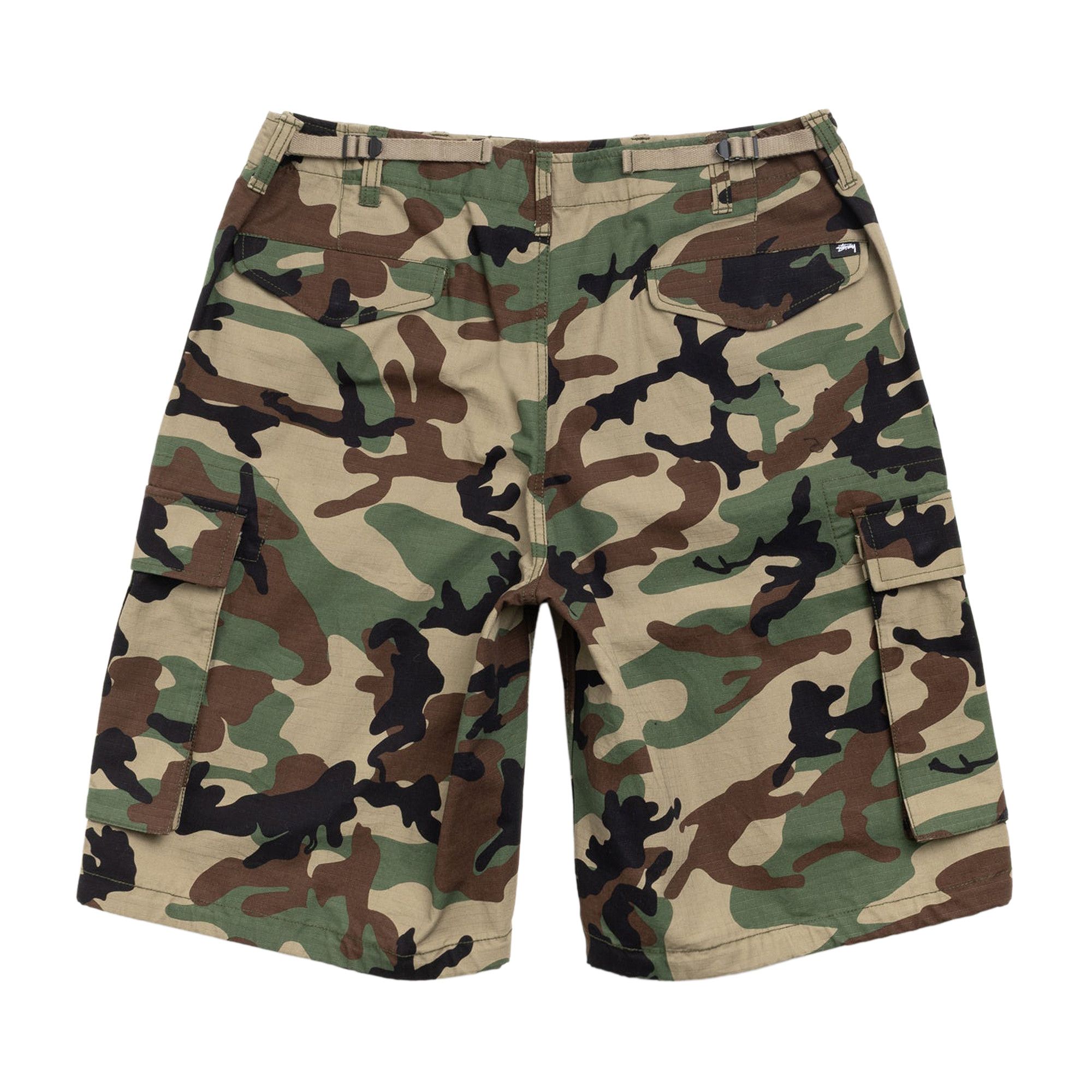 Buy Stussy Cargo Short Ripstop 'Woodland Camo' - 1123 WOOD | GOAT