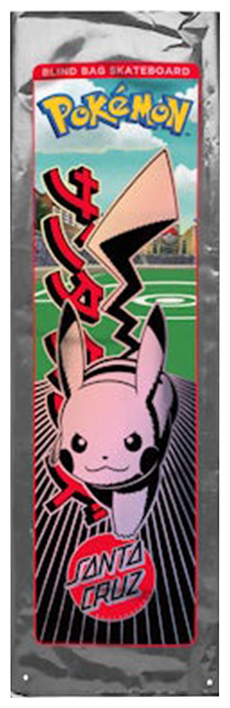 Santa Cruz Skateboards x Pokemon Skateboard Deck Blind Bag Mystery