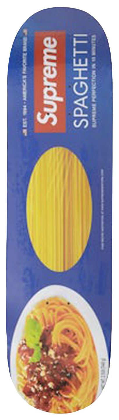 Supreme Spaghetti Skateboard Deck Blue