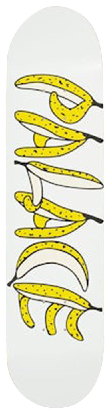 Palace Banana 81 Skateboard Deck White