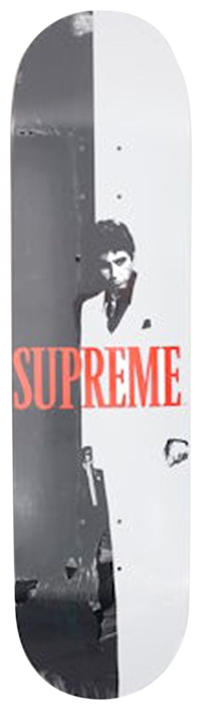 Supreme Scarface Split Skateboard Deck Multicolor