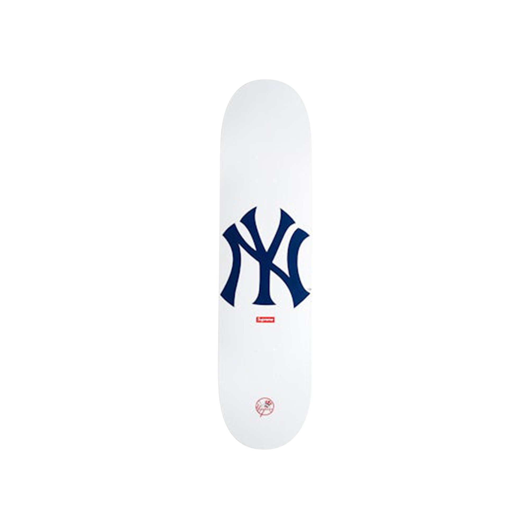 Buy Supreme x New York Yankees Skateboard Deck 'White' - 00052