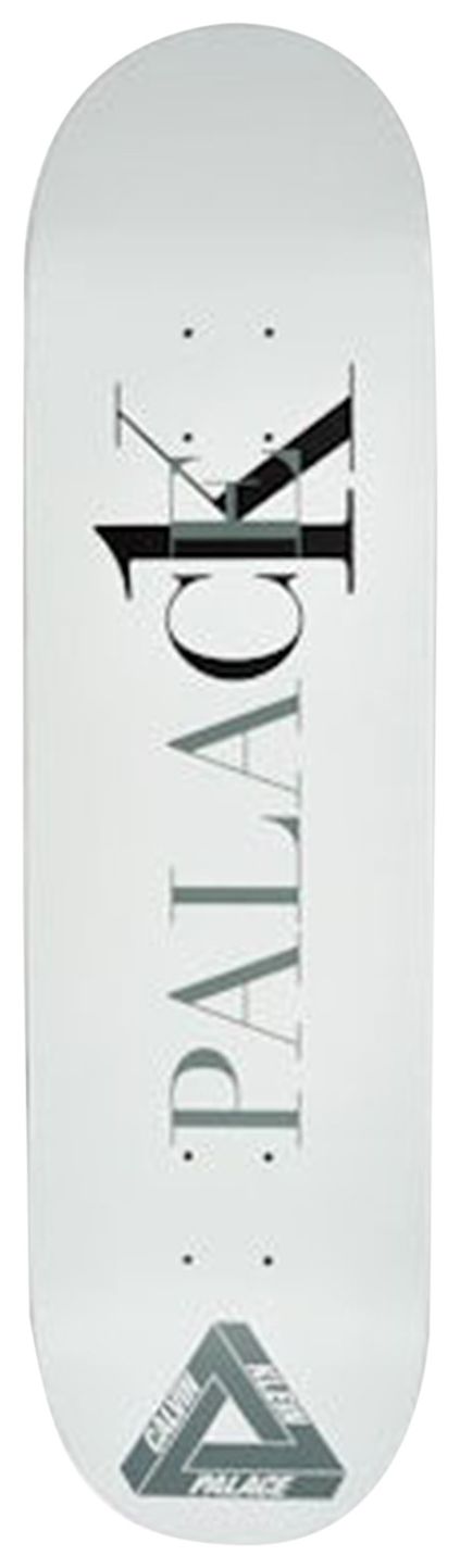 Palace CK1 Skateboard Deck White