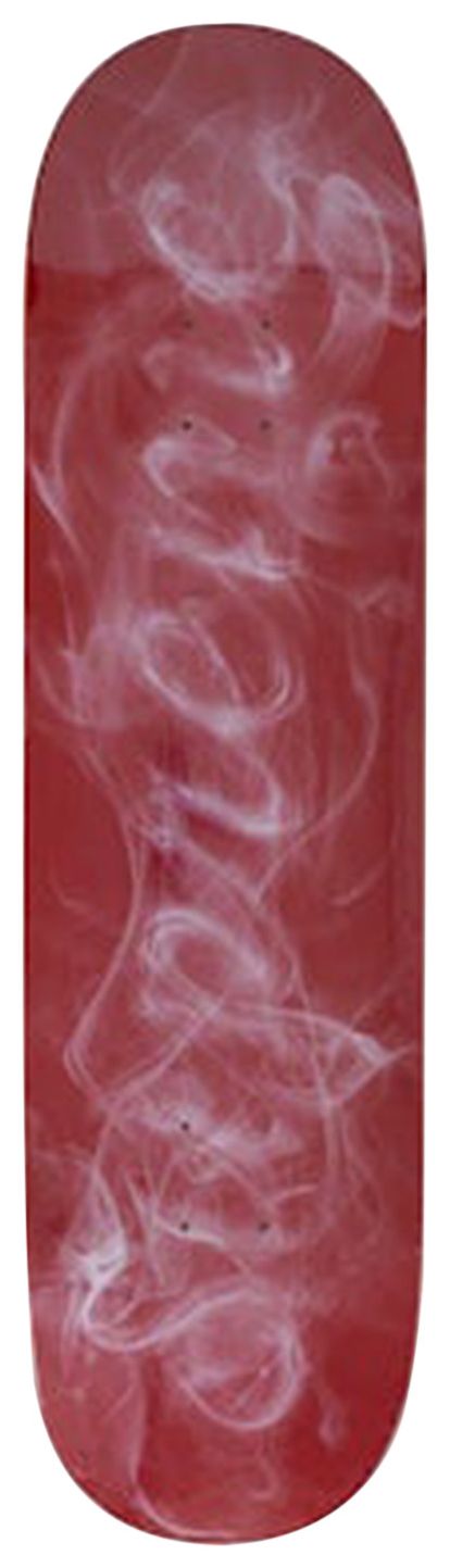 Supreme Smoke Skateboard Deck Red