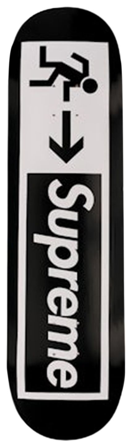 Supreme Exit Skateboard Deck Black