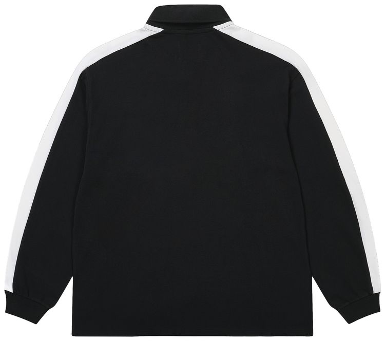 Palace Established Long Sleeve Polo Black