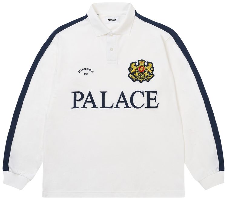 Palace Established Long Sleeve Polo Navy
